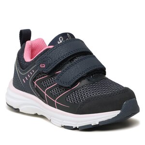 Sneakersy Leaf - Borre LBORR101F Navy/Pink.