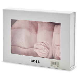Set čiapka a ponožky Boss - J98421 Pink Pale 44L.