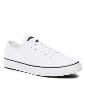 Tenisky Tommy Jeans - Lace Vulc Ess EM0EM01047 White YBR.