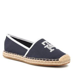 Espadrilky Tommy Hilfiger - Th Embroidered Espadrille FW0FW07101 Space Blue DW6.