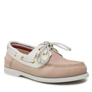 Poltopánky Tommy Hilfiger - Th Boat Shoe FW0FW07066 Misty Blush TRY.