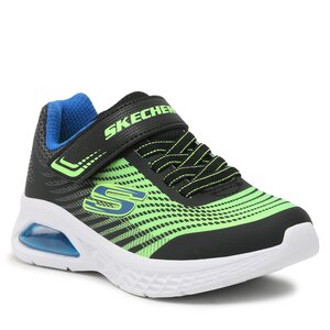 Sneakersy Skechers - Microspec Max II 403930L/BBLM Blk/Blue/Lime.
