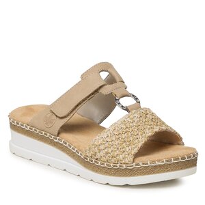 Šľapky Rieker - V1243-60 Beige.