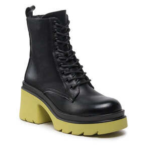 Členková obuv DeeZee - ZAL90112-1A Black/Yellow.