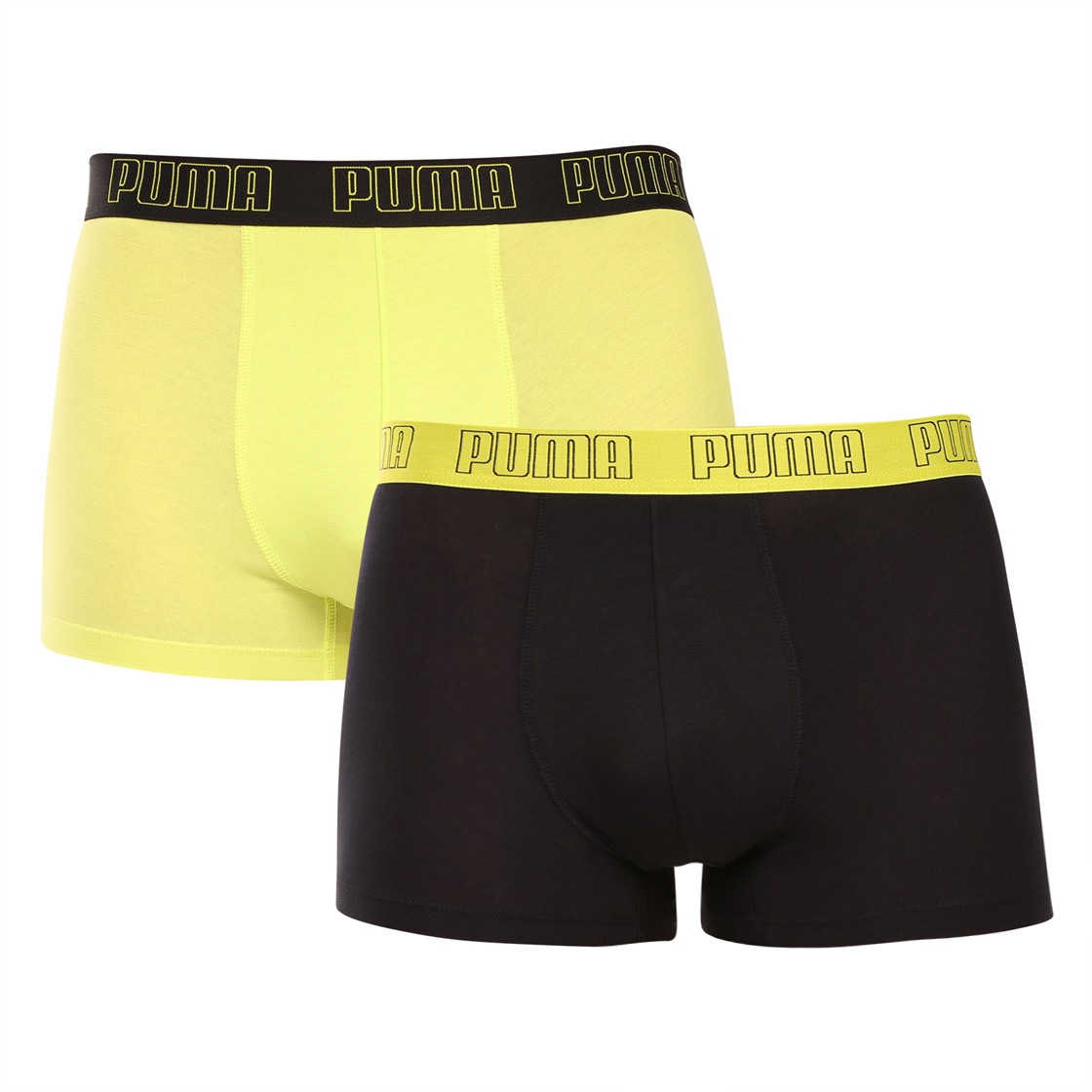2PACK pánske boxerky Puma viacfarebné (701226388 023) XL, trenky.
Užite si dokonalú kombináciu pohodlia a moderného štýlu s pánskymi boxerkami Puma.
Kvalitný materiál, ktorý vás nesklame
Boxerky sú vyrobené z prvotriednej bavlnenej zmesi s prímesou elastanu, ktorá zaručuje ich mäkkosť, priedušnosť a pružnosť.
Moderný dizajn a presný strih na každodenné nosenie
Nadčasové farebné prevedenie si nájde miesto v šatníku každého štýlového muža.
Prečo si kúpiť boxerky Puma

Štýlový a moderný dizajn: Minimalistický vzhľad s pohodlným elastickým pásom dodáva boxerkám elegantný štýl vhodný pre každého muža.
Kvalitný materiál: Zmes bavlny a elastanu poskytuje mäkkosť, priedušnosť a odolnosť, takže boxerky sa dokonale prispôsobia vášmu telu a dlho vydržia.
Presný strih a dokonalá podpora: Dlhšie nohavice poskytujú dostatočné krytie a zabraňujú odieraniu stehien.

Spodná bielizeň Puma sa hodí nielen športovcom
Značka Puma je známa po celom svete vďaka svojmu oblečeniu a spodnej bielizni, ktorú nosia slávni športovci.
Ako sa starať o boxerky Puma
Aby vám nové boxerky dlho vydržali, odporúčame dodržiavať tieto pokyny.

Pranie: Odporúčame prať pri maximálnej teplote 40 °C, aby sa zachovala kvalita materiálu.
Žehlenie: Nežehlite, aby ste nepoškodili elastické vlákna.
Sušenie: Neodporúča sa používať sušičku, aby boxerky nestratili svoju pružnosť a tvar.

Tip: Hľadanie obľúbenej spodnej bielizne môže byť beh na dlhé trate, preto chceme, aby vám obľúbené kúsky dlho vydržali.