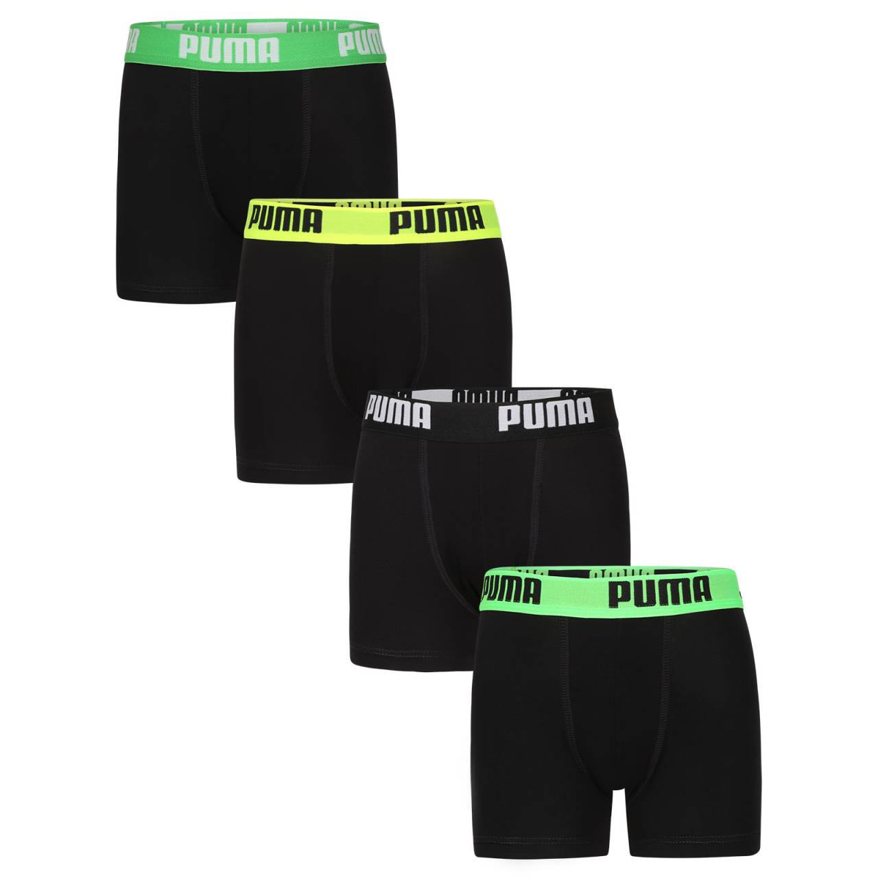 4PACK chlapčenské boxerky Puma čierne (701236149 001) 128, trenky.
Oblečte svojho malého športovca do spodnej bielizne, ktorá spĺňa všetky požiadavky na pohodlie, funkčnosť a štýl.
Vysoko kvalitná bavlna pre maximálne pohodlie
Boxerky sú vyrobené z bavlny s prímesou elastanu, čo je osvedčená kombinácia pre detské spodné prádlo.
Športový vzhľad a pohodlný strih pre aktívny deň
Jednofarebný základ boxeriek Puma dopĺňa farebný tkaný elastický pás.
Prečo si vybrať boxerky Puma

Vysoko kvalitný materiál s vysokým obsahom bavlny: Ideálny pre citlivú detskú pokožku.
Športový dizajn Puma: Štýlový, moderný a pohodlný.
Viac kusov v balení: Praktická voľba pre každodenné striedanie bez neustáleho prania.

Spodná bielizeň Puma nie je určená len pre športovcov
Značka Puma je známa po celom svete predovšetkým vďaka oblečeniu a spodnej bielizni, ktoré nosia slávni športovci.
Ako sa starať o boxerky Puma pre chlapcov
Aby vaše obľúbené boxerky zostali dlho v perfektnom stave, odporúčame dodržiavať tieto pokyny na údržbu.

Pranie: Prajte pri teplote do 40 °C.
Sušenie: Nesušte v sušičke – vysoké teploty môžu poškodiť elastické vlákna a skrátiť životnosť výrobku.
Žehlenie: Nežehlite.

Tip: Staňte sa odborníkom na starostlivosť o spodnú bielizeň vďaka tipom v našom článku a poskytnite svojim obľúbeným kúskom starostlivosť, ktorú si zaslúžia.