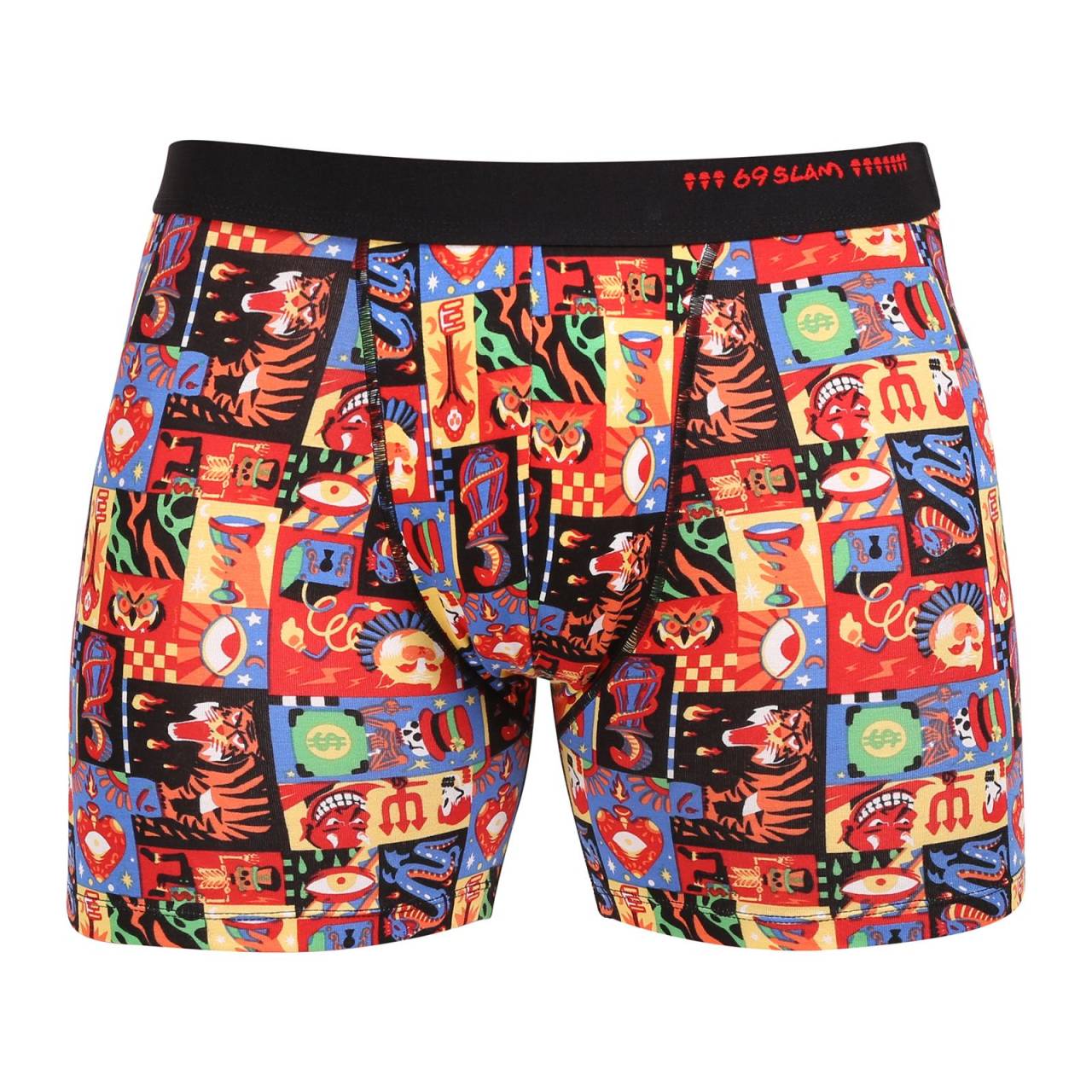 Pánske boxerky 69SLAM fit bamboo WEIRD BLOCK GILBERT (MPBWBK-BB) XXL, trenky.
Bielizeň značky 69SLAM má výhodu oproti konkurencii.