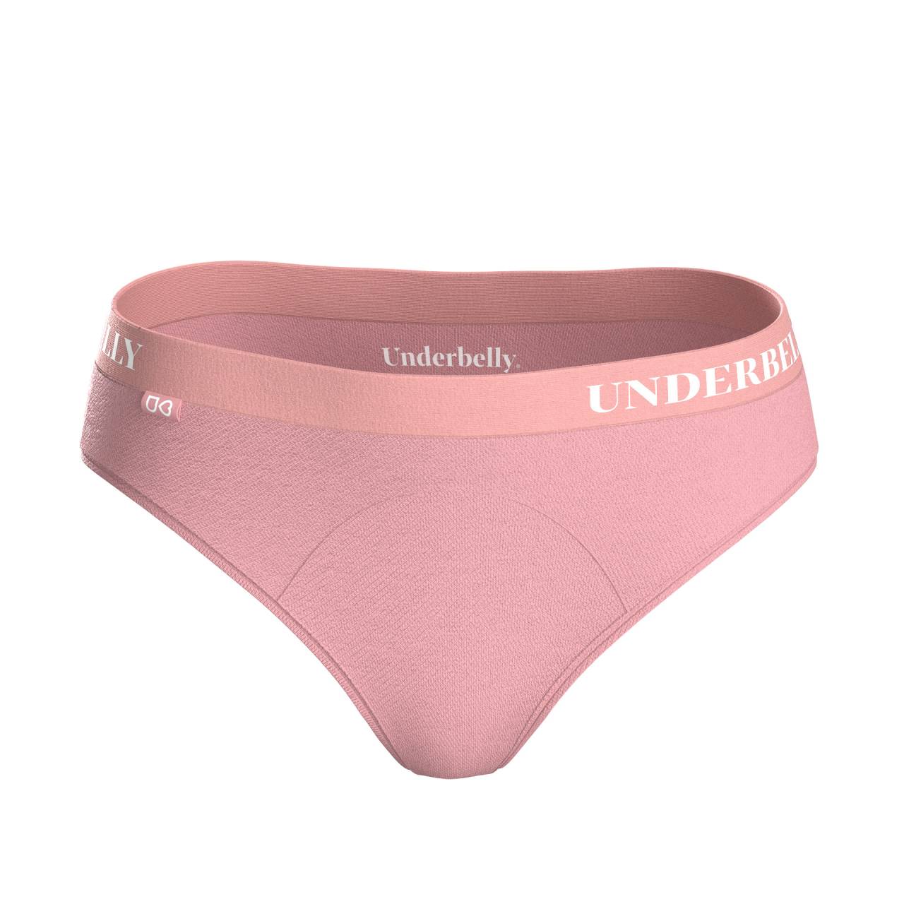 Menštruačné nohavičky Underbelly Univers ružové (UNIVERS-RU-RU-1-MM) XL.
Chcete sa počas menštruácie cítiť pohodlne, sebavedome a úplne prirodzene?
Extrémne mäkký materiál na každodenné nosenie
Nohavičky Underbelly sú vyrobené z prémiovej kombinácie mikromodalu a elastanu.
Elegantný strih a farby, ktoré vyhovujú vášmu štýlu
Nohavičky Underbelly majú klasický strih s nízkym pásom, ktorý krásne sedí pod akýmkoľvek oblečením – od džínsov po legíny.
Prečo vyskúšať nohavičky Underbelly

Ultra tenký dizajn: Nie sú viditeľné ani pod priliehavým oblečením.
Mäkký a absorpčný materiál: Ideálny pre citlivú pokožku.
Štýlová univerzálnosť: Elegantný a športový vzhľad zároveň.

Underbelly pre pohodlné dni
Značka Underbelly sa špecializuje na menstruačné spodné prádlo, ktoré sa vyrába výhradne v Českej republike a spája spoľahlivosť, pohodlie a moderný dizajn.
Ako správne starať o menstruačné nohavičky Underbelly

Pred prvým použitím: Predtým, ako si nové menstruačné nohavičky alebo plavky oblečiete po prvýkrát, je potrebné ich vyprať – buď ručne, alebo v práčke na jemný cyklus pri 40 °C.
Po každom použití: Najskôr spodnú bielizeň dôkladne opláchnite studenou vodou.
Pranie: Po opláchnutí môžete nohavičky alebo plavky prať v práčke – ideálne v ochrannom vrecku, na jemný cyklus pri 40 °C.
Sušenie: Menštruačné spodné prádlo by sa nemalo sušiť v sušičke ani na radiátore.
Žehlenie: Nehlaďte nohavičky ani plavky.

Tip: Keď nájdete menstruačné spodné prádlo, ktoré vám sedí a vyhovuje, zaslúži si tú najlepšiu starostlivosť.