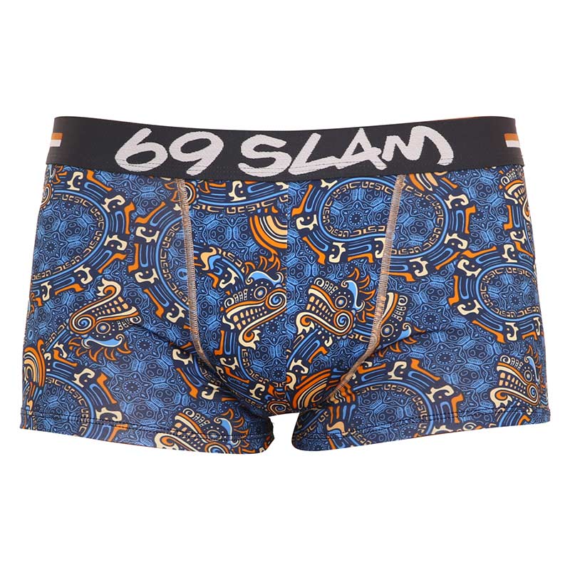 Pánske boxerky 69SLAM hip mayan dragon (MSYMDG-PO) L, trenky.
Vstúpte do sveta, kde sa pohodlie stretáva s originalitou!
Mikrovlákno, ktoré vás presvedčí na prvý dotyk
Boxerky sú vyrobené z umelých vlákien (kombinácia polyesteru a spandexu) - táto zmes vytvára dokonale mäkký, pružný a prispôsobivý materiál.
Výrazný dizajn a premyslený strih na aktívne dni
Boxerky 69SLAM vás na prvý pohľad zaujmú svojím jedinečným vzhľadom, originálnymi vzormi a príjemnými farbami.
Prečo by boxerky 69SLAM nemali chýbať vo vašom šatníku

Mikrovlákno - ľahké, elastické, rýchloschnúce.
Kratšie nohavičky, ktoré sa nikde nekrčia.
Výrazný dizajn s originálnymi vzormi.

69SLAM spodná bielizeň, ktorá vám zdvihne náladu
69SLAM je obľúbená surferská značka z Bali, ktorá oslavuje život, umenie, kreativitu, dizajn a farby v každom detaile.
Ako sa starať o boxerky 69SLAM
Dodržiavaním týchto jednoduchých krokov zabezpečíte, že vaše boxerky 69SLAM budú dlho vyzerať krásne, funkčné a pohodlné.

Pranie: Odporúčame ručné pranie vo vlažnej vode.


Sušenie: Nesuš v sušičke.


Žehlenie: Nežehliť.

Tip: Vaša obľúbená spodná bielizeň si zaslúži šetrné zaobchádzanie.