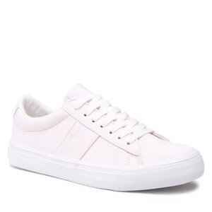 Sneakersy Polo Ralph Lauren - Sayer RF104059 Pale Pink Recycled Canvas w/ White PP.