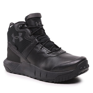 Topánky Under Armour - Ua Mg Valsetz Mid Lthr Wp 3024334-001 Blk/Blk.