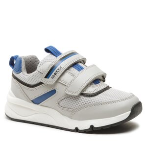 Sneakersy Geox - J Rooner Boy J35H0B01454C0060 S Lt Grey/Black.