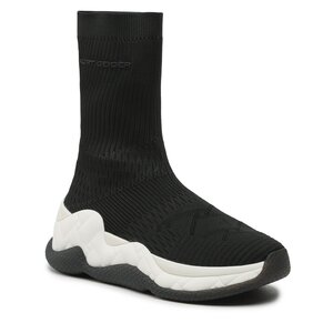 Členková obuv Kurt Geiger - London Knit Sock 9106601609 Blk/White.