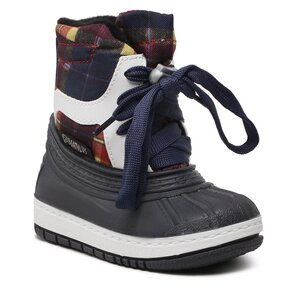 Snehule Boatilus - Skaty Lace NS07-VAR.10XV Navy/Red.