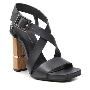 Sandále Tommy Hilfiger - Hardware Block High Heel FW0FW07016 Space Blue DW6.