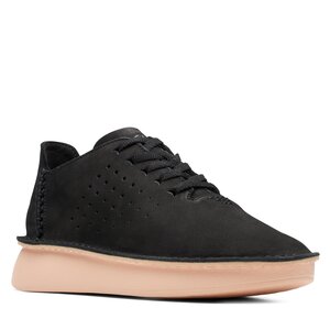 Poltopánky Clarks - Velhill Etch Black Nubuck.