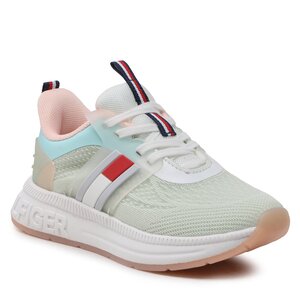 Sneakersy Tommy Hilfiger - Flag Low Cut Lace-Up Sneaker T3A9-32747-0308 M Multicolor Y913.
