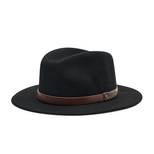 Klobúk Brixton - Messer Fedora 10763 Black.