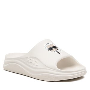 Šľapky KARL LAGERFELD - KL75030 White Evo Eva.