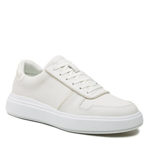 Sneakersy Calvin Klein - Low Top Lace Up Piping HM0HM00992 Triple White 0K4.