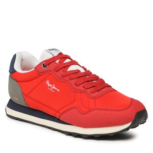 Sneakersy Pepe Jeans - Natch Male PMS30945 Red 255.