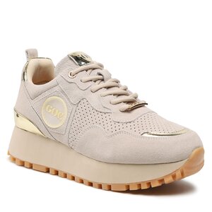 Sneakersy GOE - LL2N4001 Beige.
