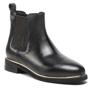 Členková obuv s elastickým prvkom Les Tropeziennes - Micky 44738 Black/Gold.