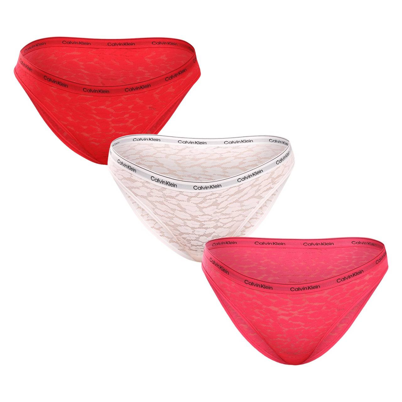 3PACK γυναικείο εσώρουχο Calvin Klein πολύχρωμο (QD5069E-NPC) 3XL.
Τονίστε την προσωπικότητά σας με ποιοτικά εσώρουχα και αφεθείτε στην άνεση με τα γυναικεία σλιπ Calvin Klein που συνδυάζουν εμβληματικό σχεδιασμό και πρακτική εφαρμογή.
Ελαφρύ, αναπνεύσιμο και απόλυτα ευέλικτο
Το υλικό από υψηλής ποιότητας νάιλον είναι ελαφρύ, μαλακό στην αφή και απομακρύνει την υγρασία.
Αθλητική κομψότητα με μια δόση θηλυκότητας
Το εσώρουχο έχει κλασικό χαμηλότερο κόψιμο με κομμένους γοφούς που επιμηκύνουν οπτικά τα πόδια.
Γιατί θα λατρέψετε τα εσώρουχα Calvin Klein

Ευχάριστο υλικό που 