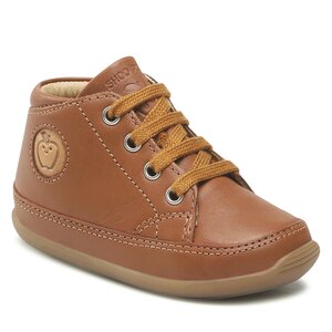 Šnurovacia obuv Shoo Pom - Cupy Zip Lace N4AEBD0401 Camel.