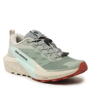 Topánky Salomon - Sense Ride 5 L47212300 Lily Pad/Rainy Day/Bleached Aqua.