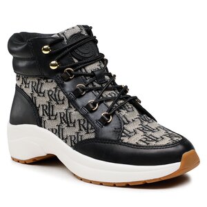 Členková obuv Lauren Ralph Lauren - Rylee Hiker 802882618001 Black/Blck.