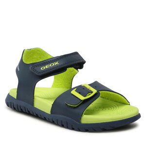 Sandále Geox - J Sandal Fusbetto Bo J35HMA000BCC0749 S Navy/Lime.