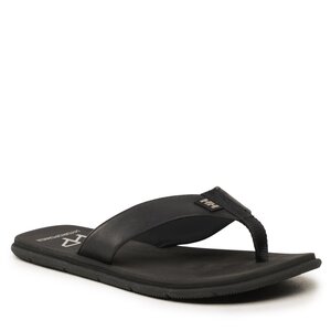 Žabky Helly Hansen - Seasand Leather Sandal 11495_990 Black/Fllen Rock.