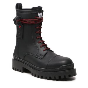 Outdoorová obuv KARL LAGERFELD - KL94660 Eco Lthr Black.