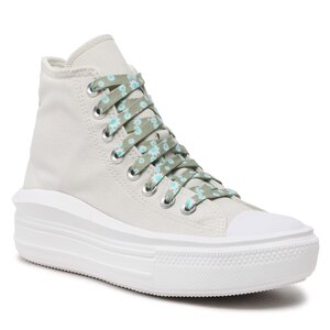Plátenky Converse - Ctas Move Hi A00838C Light Bone/Light Field Surplus.