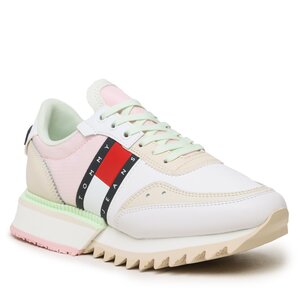 Sneakersy Tommy Jeans - Cleated Wmn EN0EN02130 White 0K4.