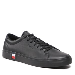 Sneakersy Tommy Hilfiger - Modern Vulc Corporate Leather FM0FM04351  Black BDS.
