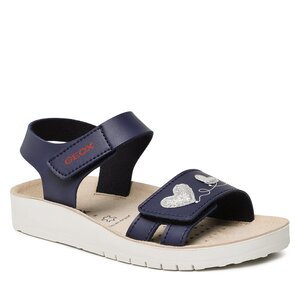 Sandále Geox - J Sandal Costarei Gi J35EAF000BCC0673 D Navy/Silver.