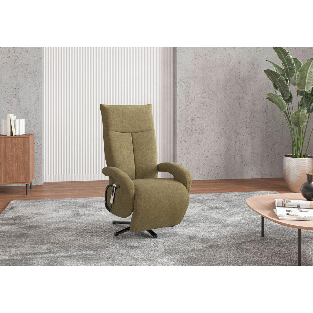 Sit & More KRESLO, textil, olivovozelená.