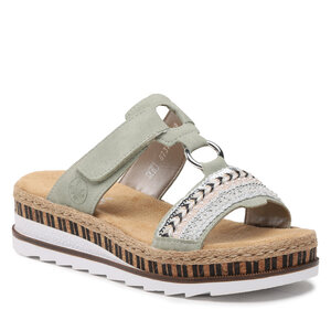 Espadrilky Rieker - V79M6-52 Grun.