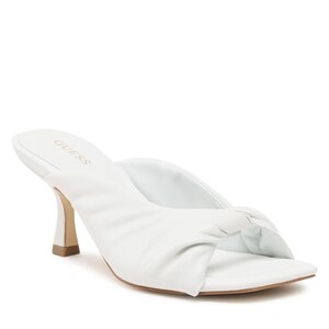 Šľapky Guess - Rinah FL6RNH LEA03 WHITE.