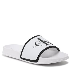 Šľapky Calvin Klein Jeans - Logo V3B0-80630-1172 S White/Black X002.