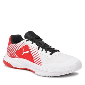 Topánky Puma - Varion 106472 07 Puma White/Blk/High Risk Red.
