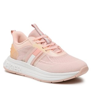 Sneakersy Tommy Hilfiger - Flag Low Cut Lace-Up Sneaker T3A9-32747-0308 S Pink 302.