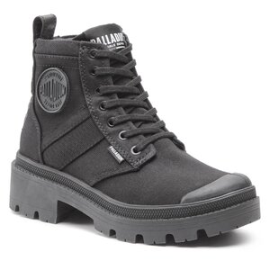 Outdoorová obuv Palladium - Pallabase Hi Army 98582-008-M Black.