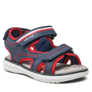 Sandále Geox - J Sandal Maratea Boy J35DRC01454C0735 S Navy/Red.