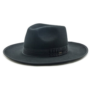 Klobúk Brixton - Reno Fedora 11040 Black/Black.