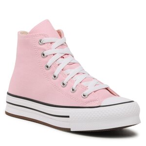 Plátenky Converse - Ctas Eva Lift-Hi A04354C Sunrise Pink/White/Black.