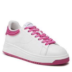 Sneakersy Emporio Armani - X3X024 XN825 N862 White/Pink.