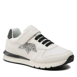 Sneakersy Geox - J Fastics Girl J35GZC0BC14C0404 D White/Black.